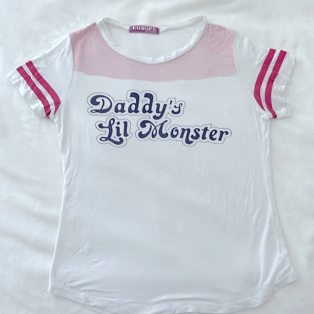 “Daddy’s Lil Monster”— Harley Quinn T-Shirt